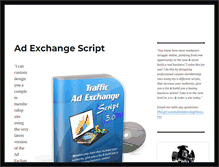 Tablet Screenshot of adexchangescript.com